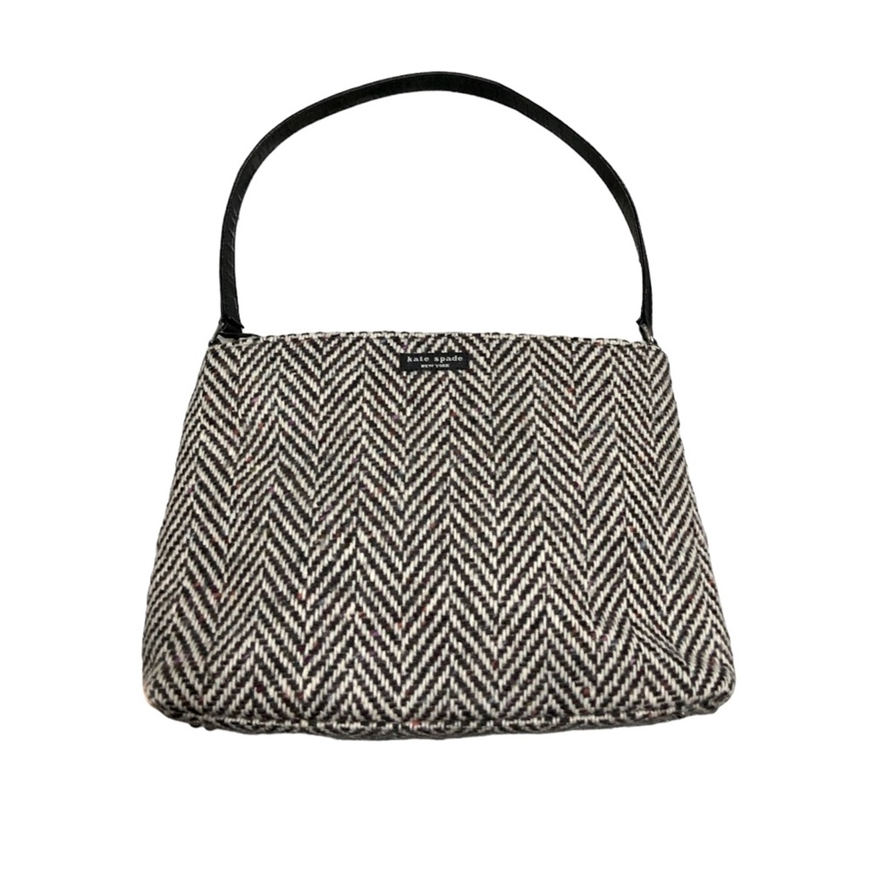 ♠️ Kate Spade Wool Stripe Hand bag